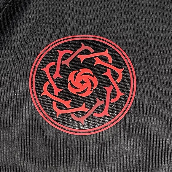 Portland Thorns Jacket Women XL Black Red Nike 1/2 Zip Cropped Hoodie Colorblock - Picture 4 of 11